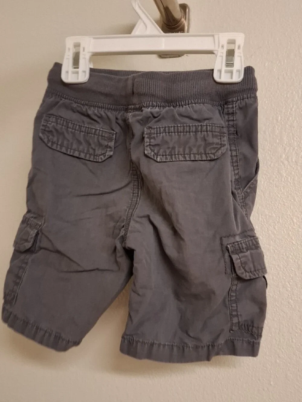 Carter's Dark Gray Cargo Shorts with Drawstring